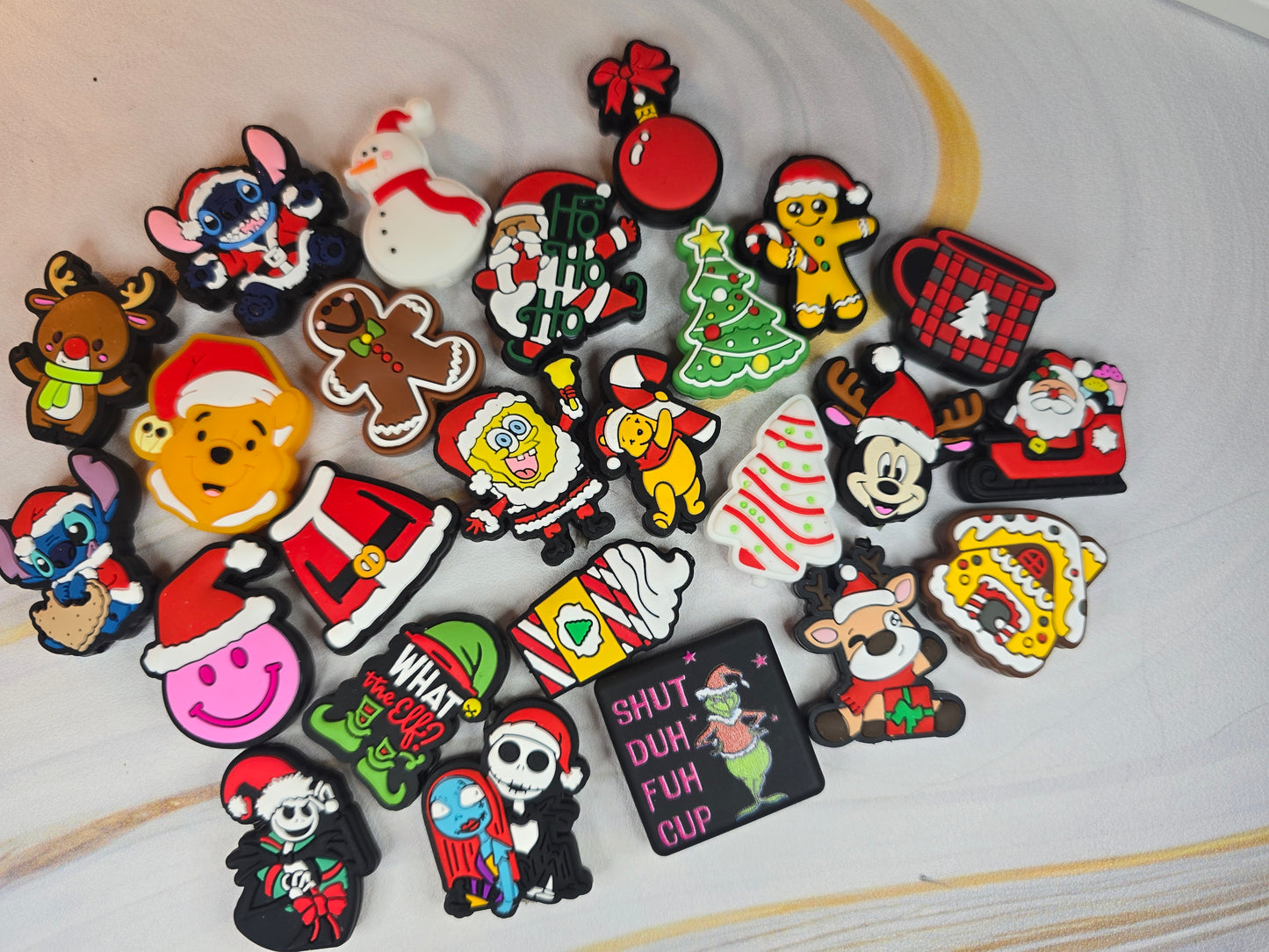 Christmas Focals- Mixed 10 pieces