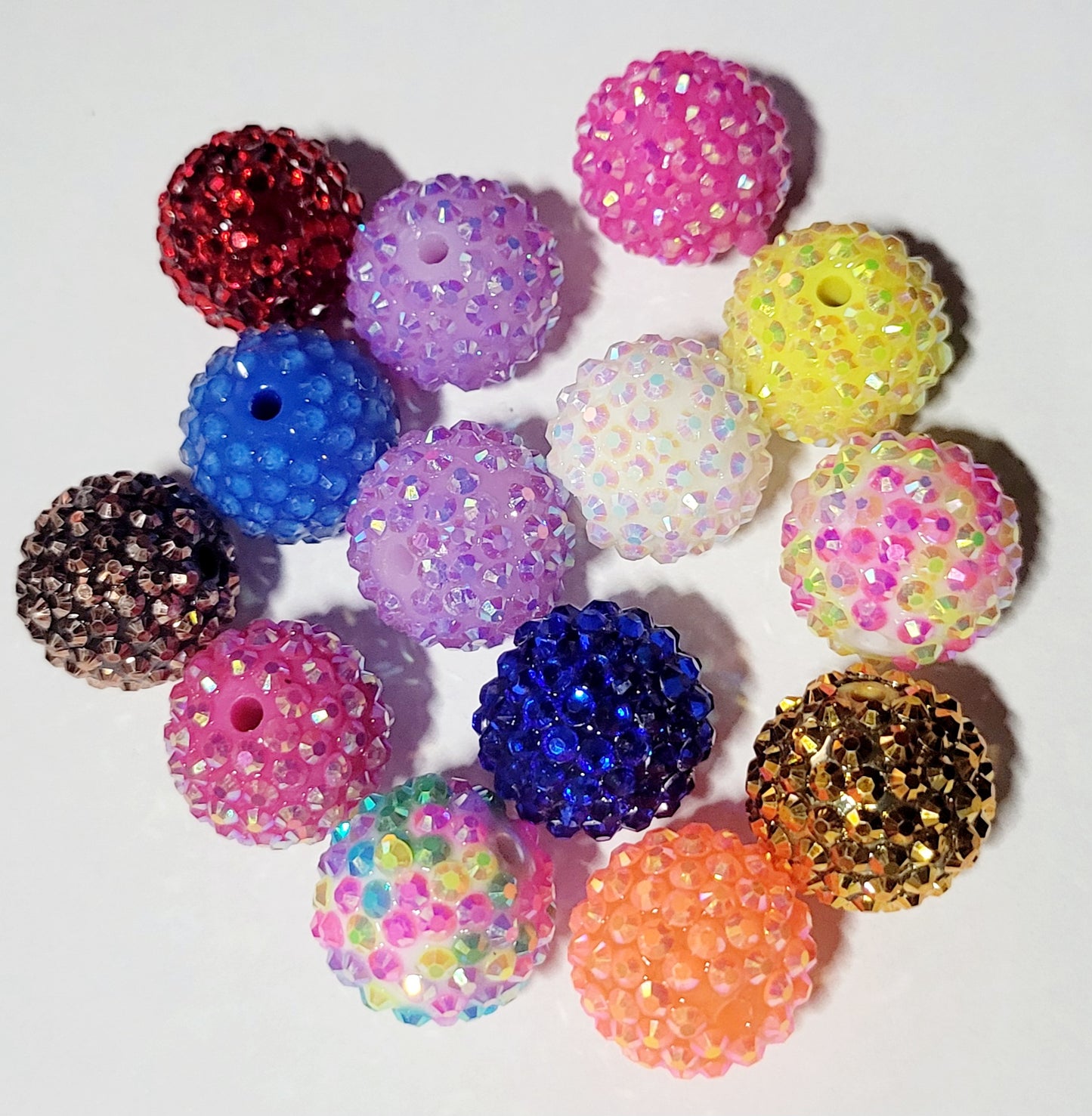 Premium rhinestone beads- 10 piece