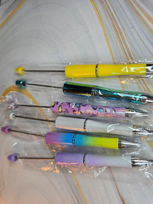 Mixed 10 Pieces Beaded Pens